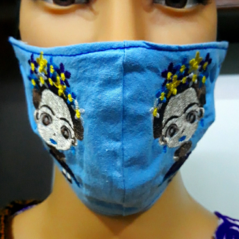 Mexican Embroidered Face Mask